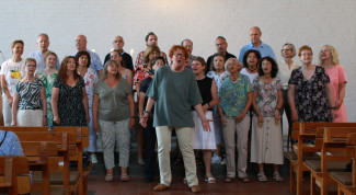 Der Stadelner Gospelchor bei einem Aufrtitt 2025